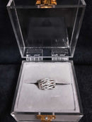 Women's Ring - 10k White Gold Diamond Band