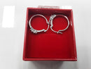Hoop Earrings - White Gold 14k (.585) 5.4 grams