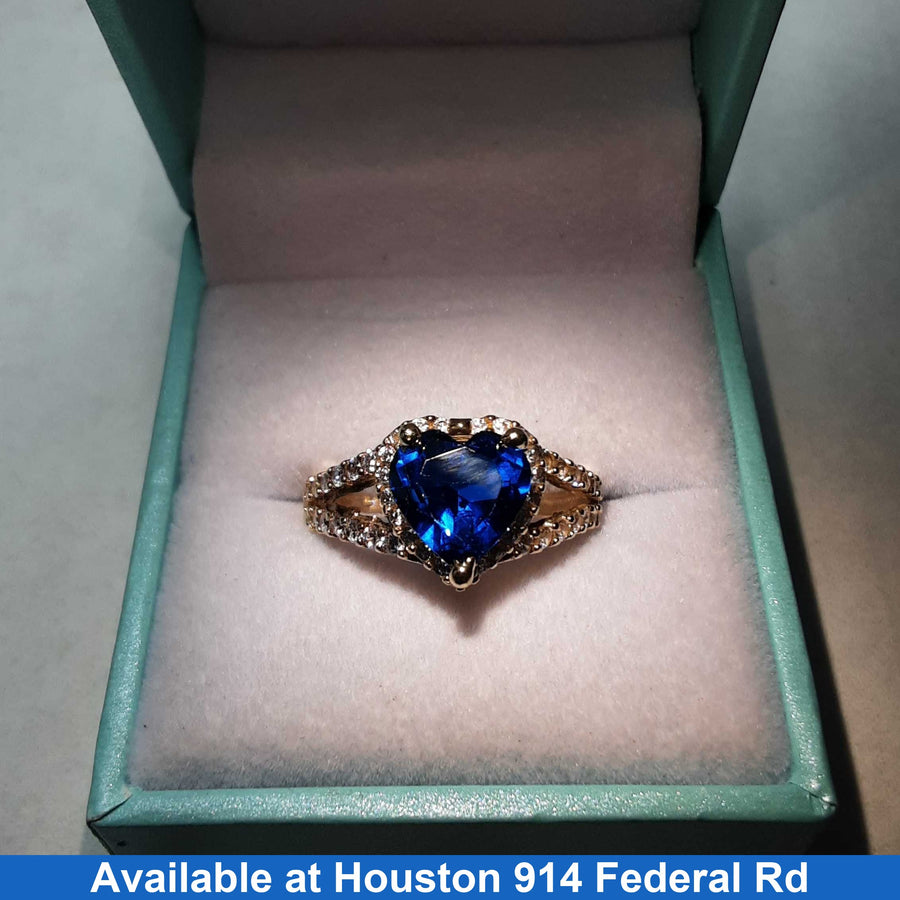 Women's Ring - Yellow Gold 10k (.417) 3.9 grams Size 8.5
