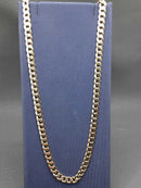 Cuban Link Chain - Yellow Gold 14k (.585) 12.6 grams 20 inch