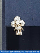 Earrings - Tricolor Gold 14k (.585) 4.6 grams