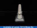 Women's Ring - White Gold 10k (.417) 2.9 grams Size 20