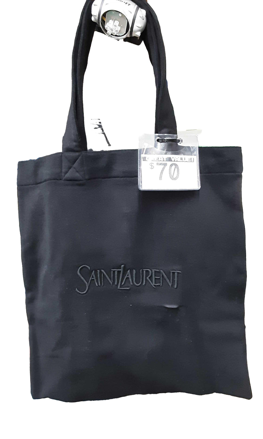Yves Saint Laurent Saint Laurent Totebag In Fleece Black Purse / Handbag