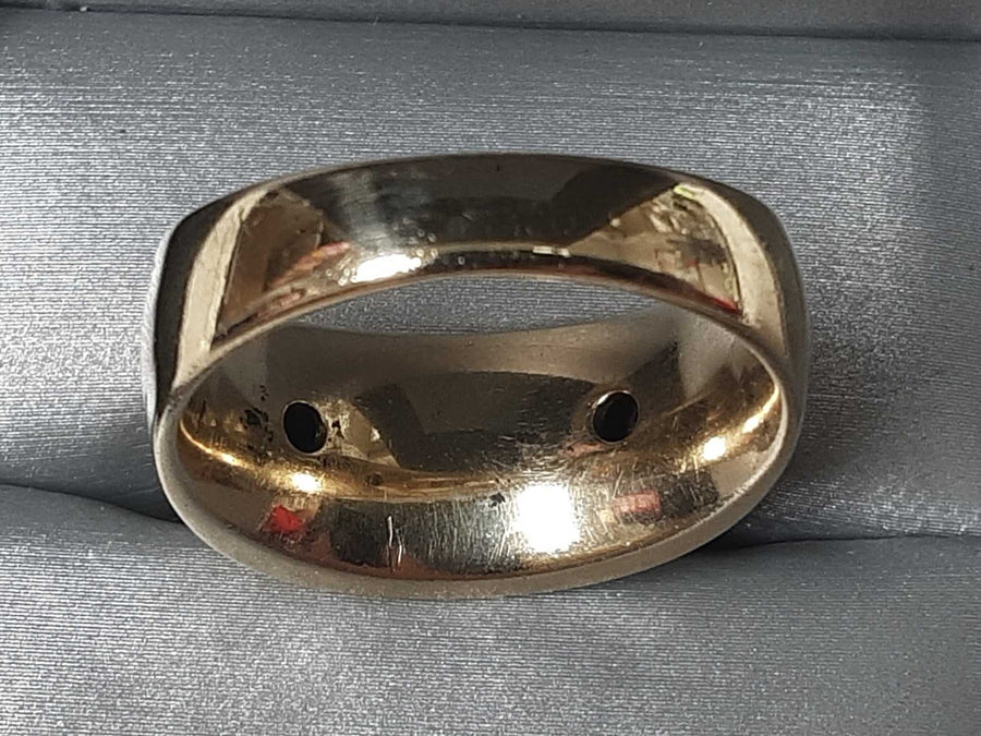 Ring - Wedding Band - Yellow Gold 14k (.585) 8.5 grams Size 11
