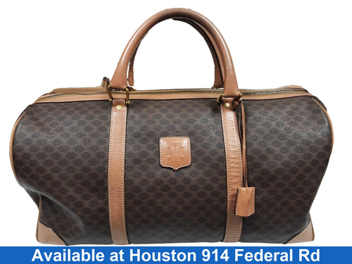 Celine Celine Macadam Boston Brown Purse / Handbag