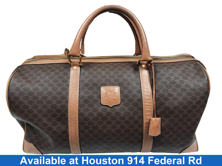 Celine Celine Macadam Boston Brown Purse / Handbag