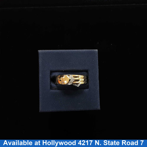 Ring - Wedding Band - Yellow Gold 10k (.417) 4.4 grams Size 10
