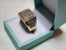 Men's Ring - Yellow Gold 10k (.417) 9.1 grams Size 10