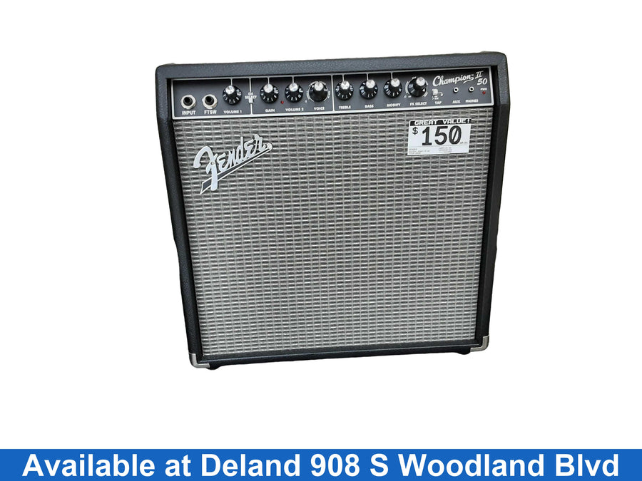 Fender Champion 50 Black Guitar Amplifier