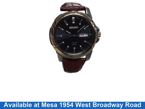 Seiko V158-0ad0 Blue Regular Watch