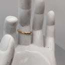 Ring - Wedding Band - Yellow Gold 14k (.585) 1.9 grams Size 6.5