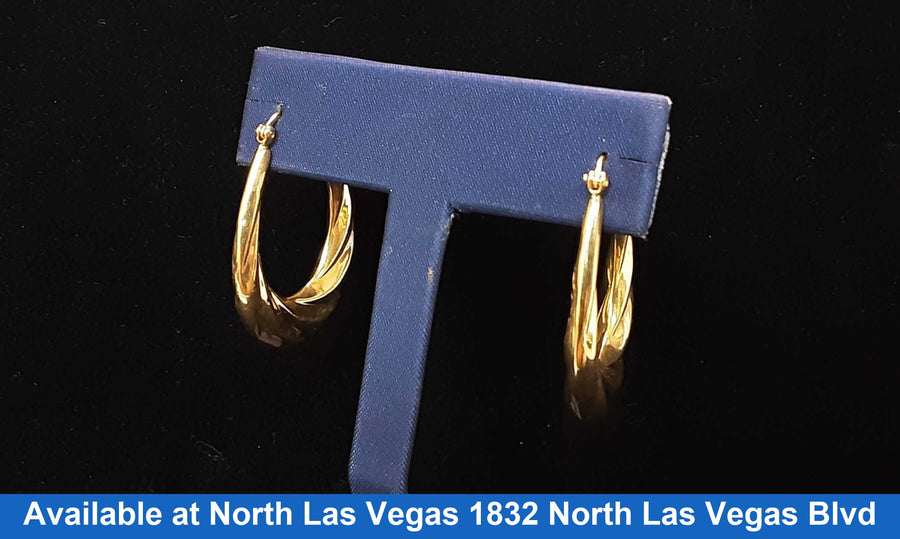 Shrimp Earrings - Yellow Gold 14k (.585) 4 grams