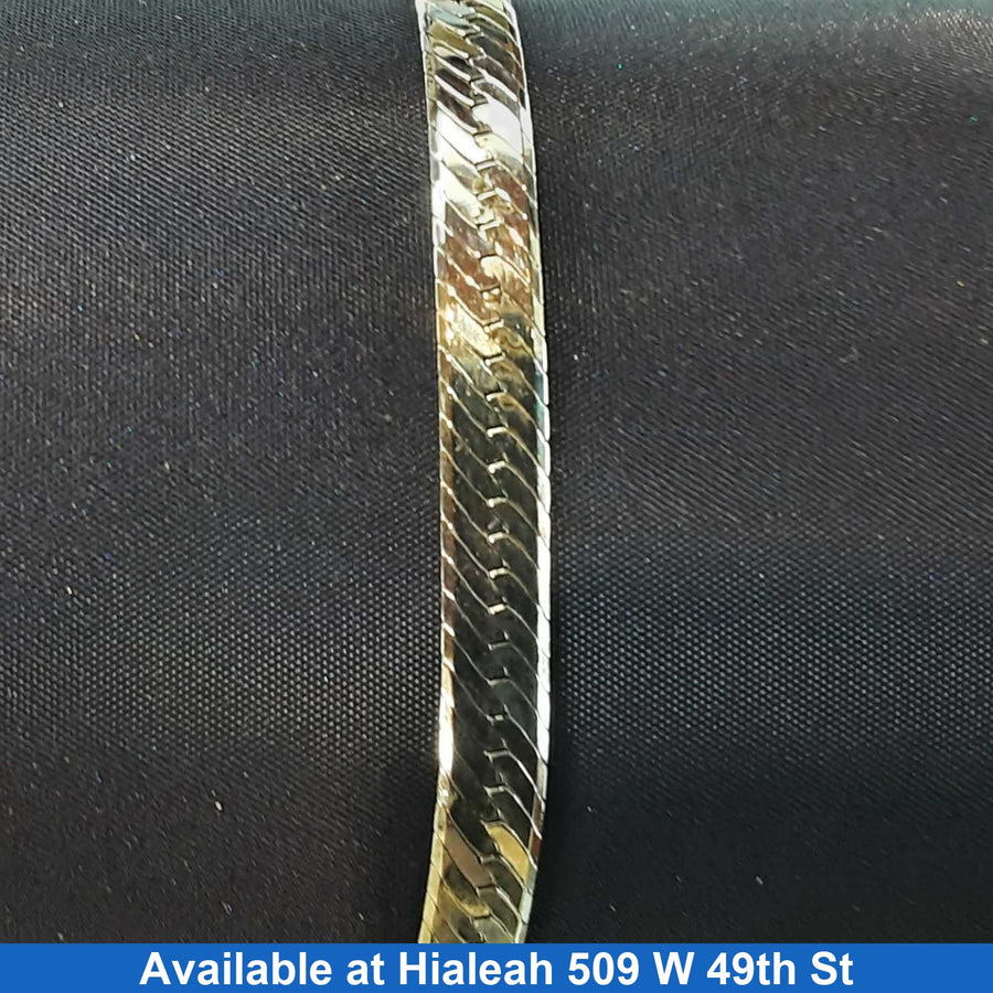 Herringbone Bracelet - Silver 6.3 grams 6 inch