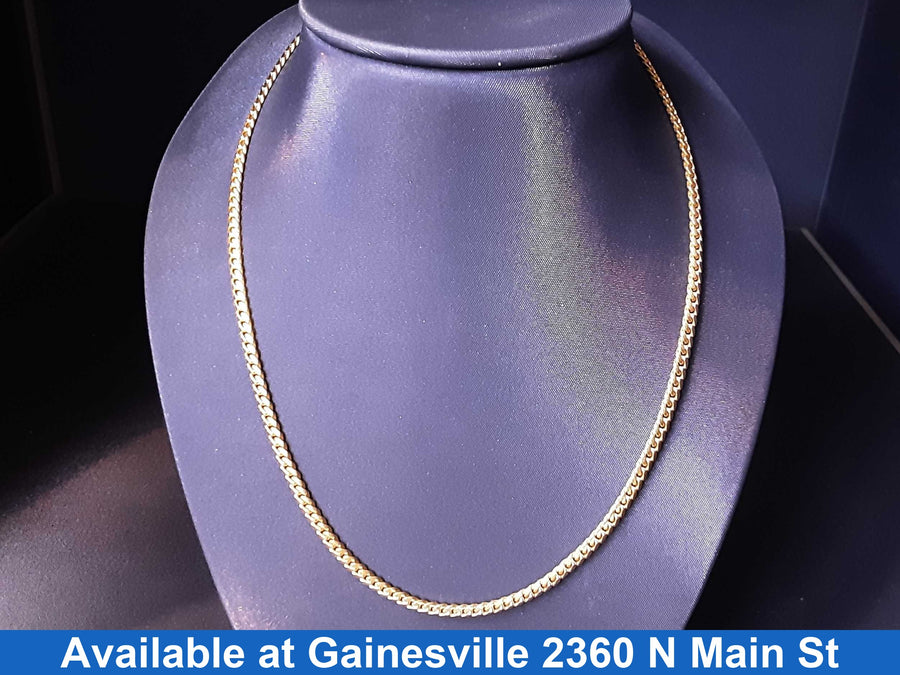 Cuban Link Chain - Yellow Gold 10k (.417) 15 grams 20 inch