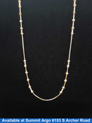 Bead Chain - Yellow Gold 22k (.917) 12.1 grams 20 inch