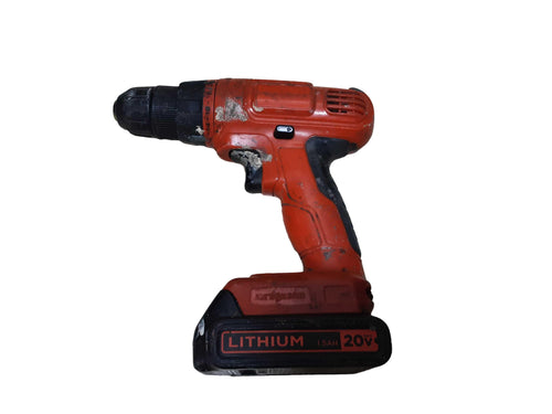 Black & Decker Ld120 Orange Cordless Standard Drill