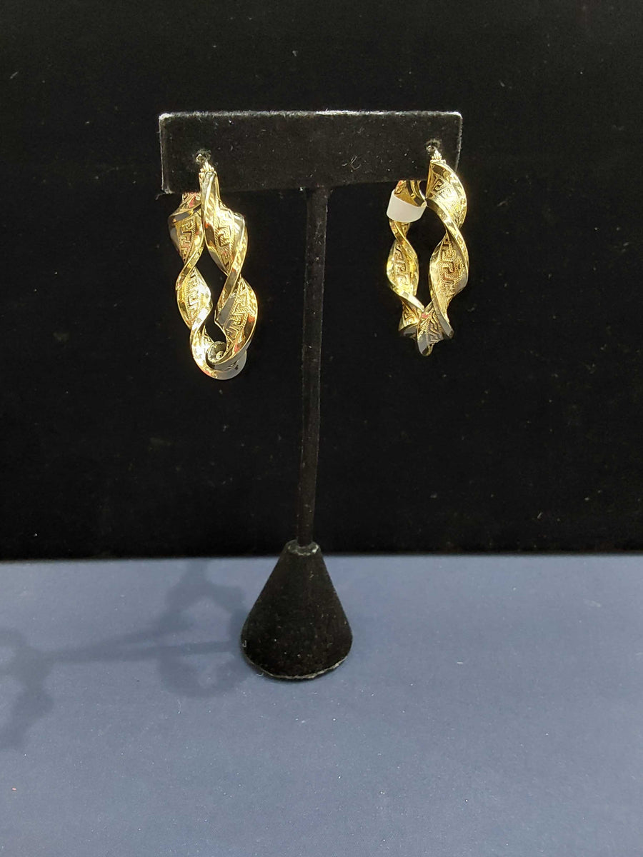 Earrings - Yellow Gold 10k (.417) 5.6 grams