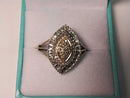 Women's Ring - Yellow Gold 10k (.417) 4 grams Size 10