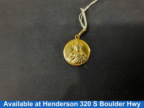 Religious Pendant - Yellow Gold 18k (.750) 5.5 grams