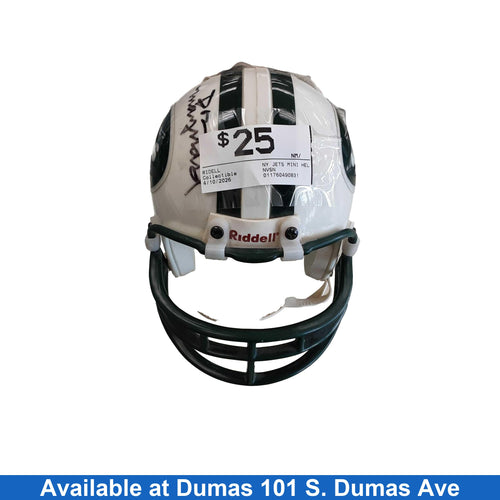 Ridell Ny Jets Mini Helmet White Other Collectible