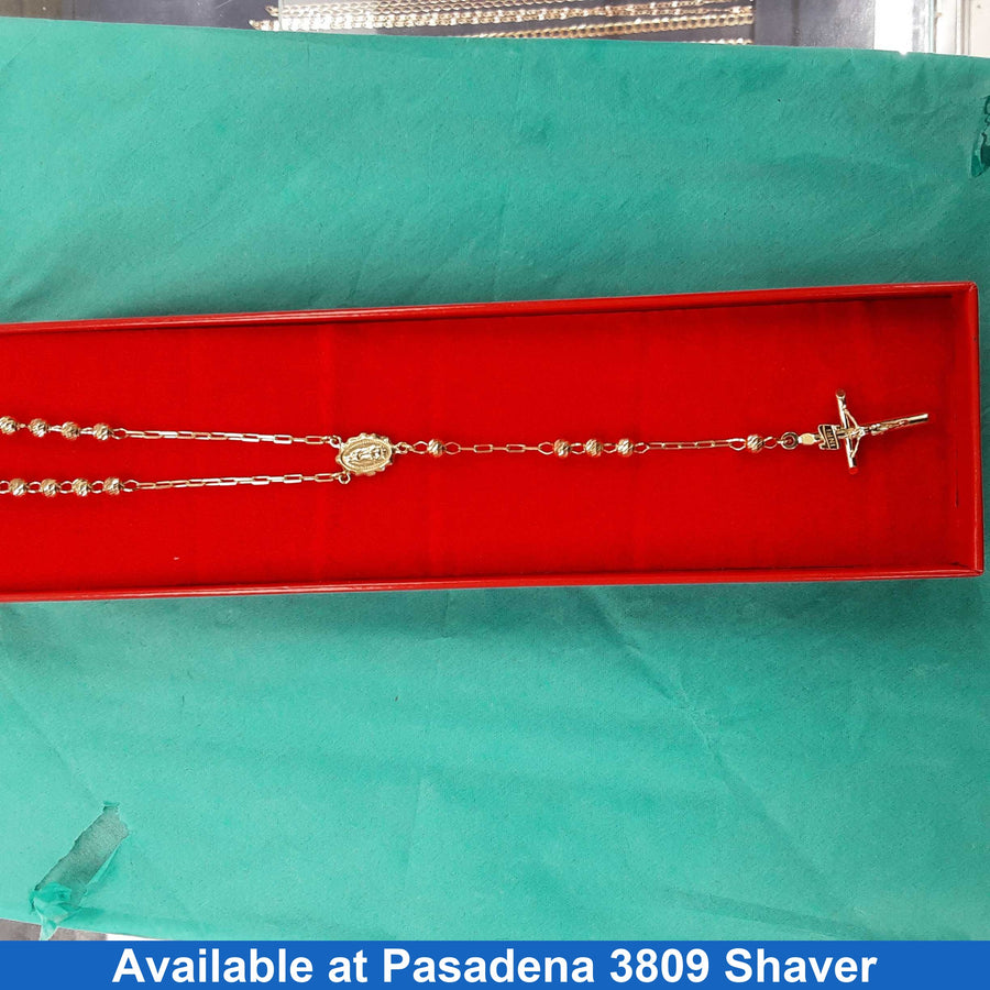 Bead Chain - Yellow Gold 14k (.585) 11.5 grams 32 inch