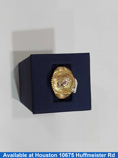 Men's Ring - Yellow Gold 10k (.417) 5.5 grams Size 11