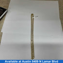 Cuban Link Chain - Yellow Gold 10k (.417) 13.4 grams 18 inch