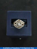 Women's Ring - Yellow Gold 14k (.585) 6.3 grams Size 20