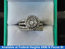 Women's Ring - White Gold 14k (.585) 6.78 grams Size 7.5