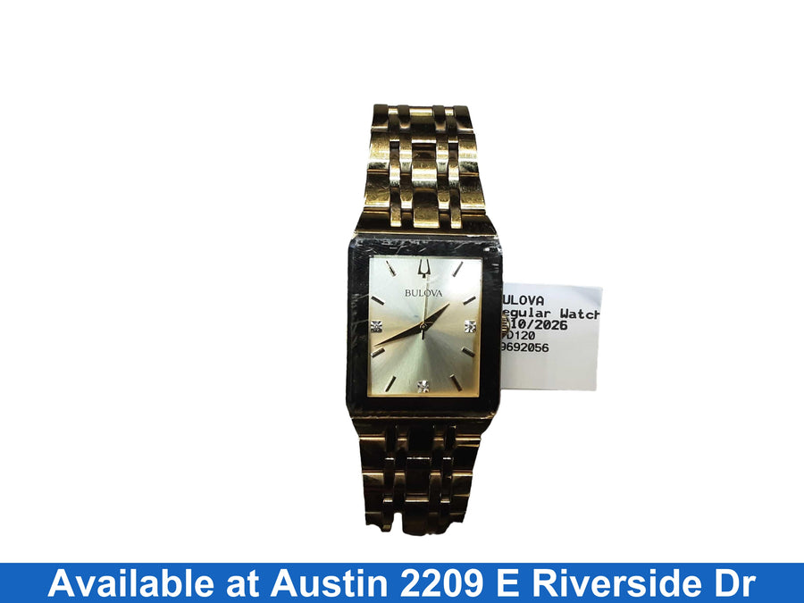 Bulova 97d120 Yellow Regular Watch