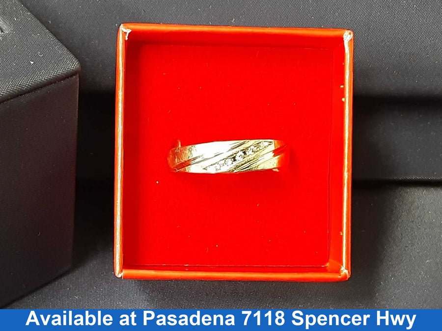 Men's Ring - White Gold 10k (.417) 4.8 grams Size 20