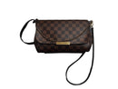 Louis Vuitton Mm Damier Ebene Brown Purse / Handbag