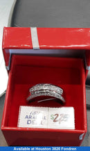 Ring - Wedding Band - White Gold 14k (.585) 8.2 grams Size 11