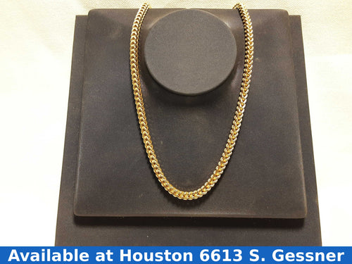 Fox Tail Chain - Yellow Gold 10k (.417) 24.9 grams 26 inch