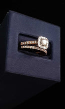 Ring - Engagement Set - Rose Gold 10k (.417) 3.9 grams Size 7