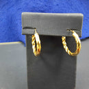 Bangle Earrings - Yellow Gold 14k (.585) 1.6 grams