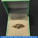 Ring - Engagement Set - Yellow Gold 14k (.585) 3.4 grams Size 20
