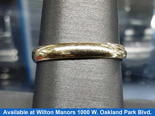 Men's Ring - Yellow Gold 10k (.417) 1.7 grams Size 7