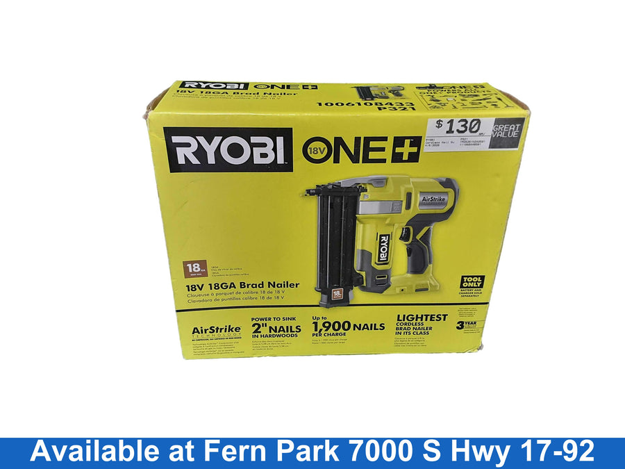 Ryobi P321 Green Cordless Framing Nailer