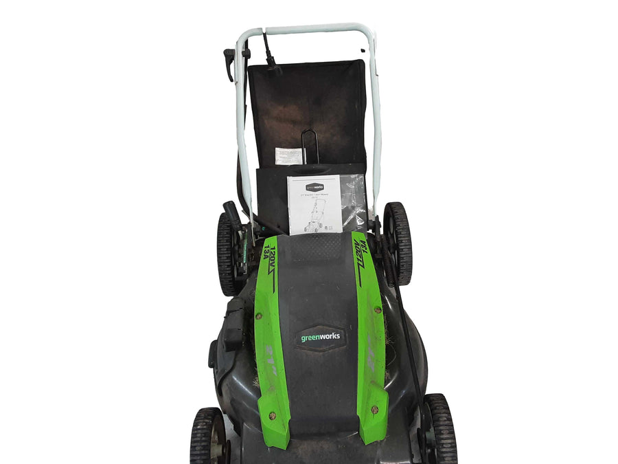Greenworks 25112 Green Corded Push Lawn Mower