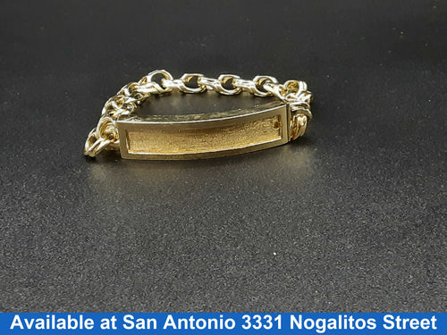 ID Bracelet - Yellow Gold 10k (.417) 37 grams 8 inch
