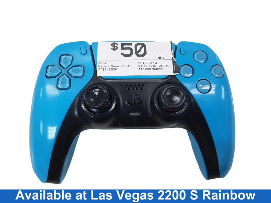 Sony Cfi-zct1w Blue Gaming Controller