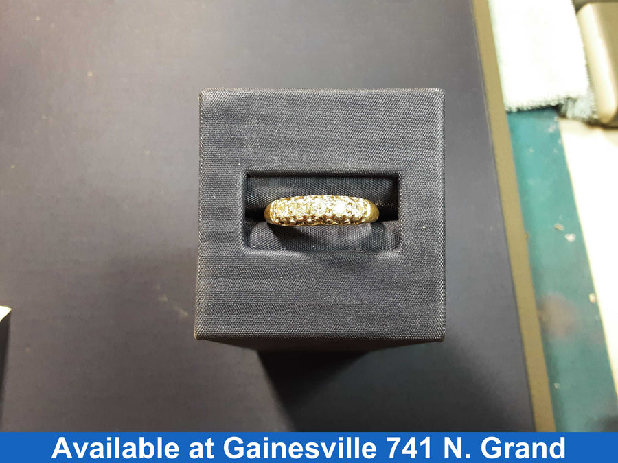 Ring - Wedding Band - Yellow Gold 14k (.585) 2.9 grams Size 6.5