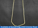 Rope Chain - Yellow Gold 14k (.585) 9.2 grams 20 inch