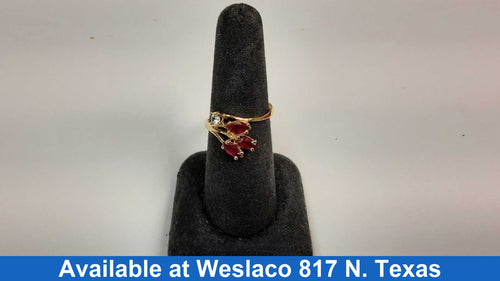 Women's Ring - Yellow Gold 10k (.417) 2.1 grams Size 8