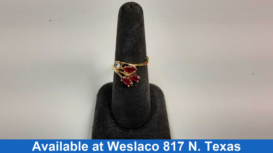 Women's Ring - Yellow Gold 10k (.417) 2.1 grams Size 8