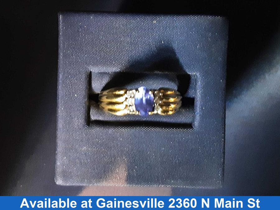 Women's Ring - Yellow Gold 14k (.585) 3 grams Size 8.5