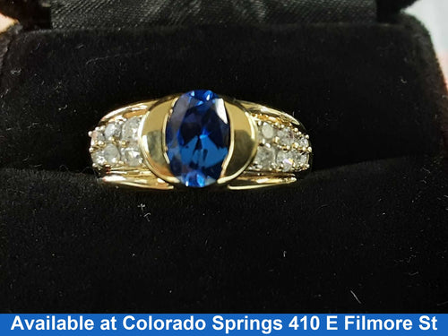 Men's Ring - Yellow Gold 10k (.417) 4 grams Size 8.5