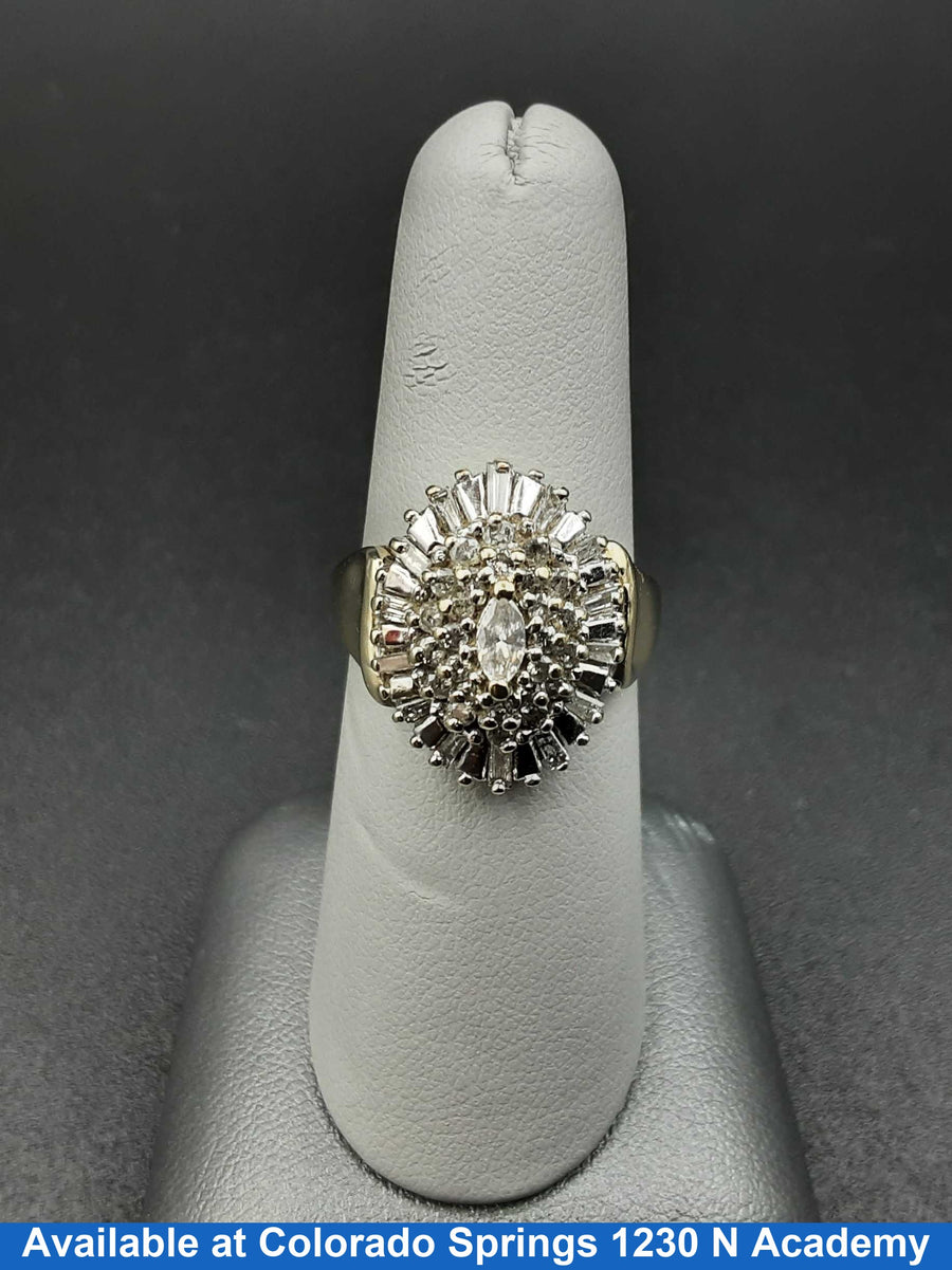 Women's Ring - Yellow Gold 10k (.417) 4.9 grams Size 7