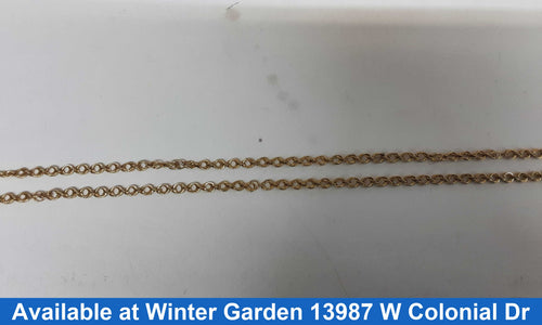 Chain - Yellow Gold 18k (.750) 10.8 grams 26 inch